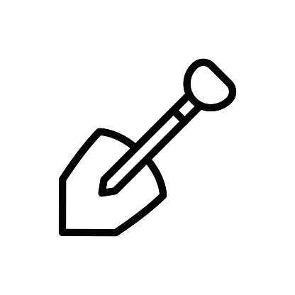 Shovel Line Icon