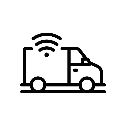 Smart Logistics Line Icon