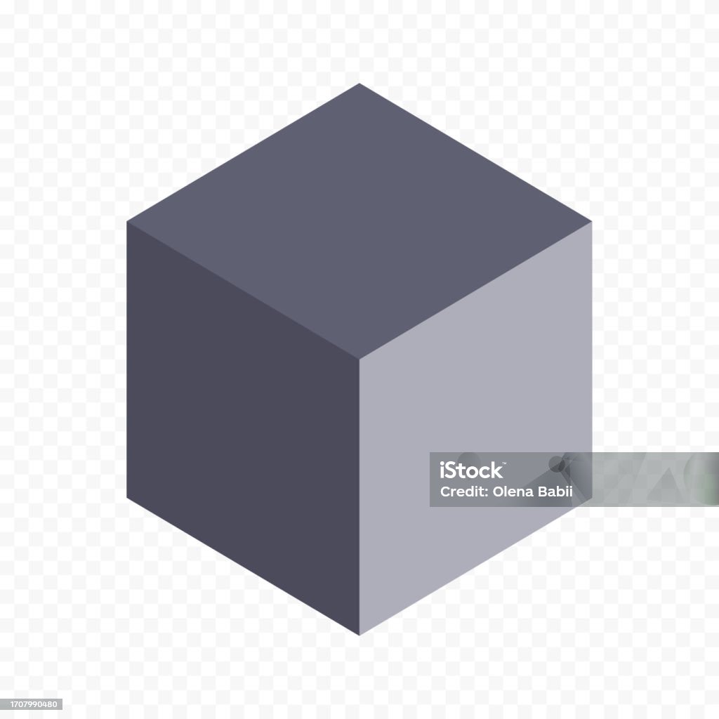 Cube Vector Design Graphic Silhouette Stock Illustration - Download ...