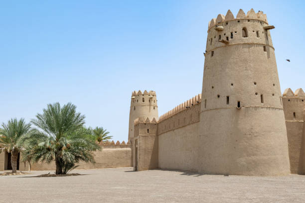 Al Jahili Fort in Al Ain, UAE stock photo