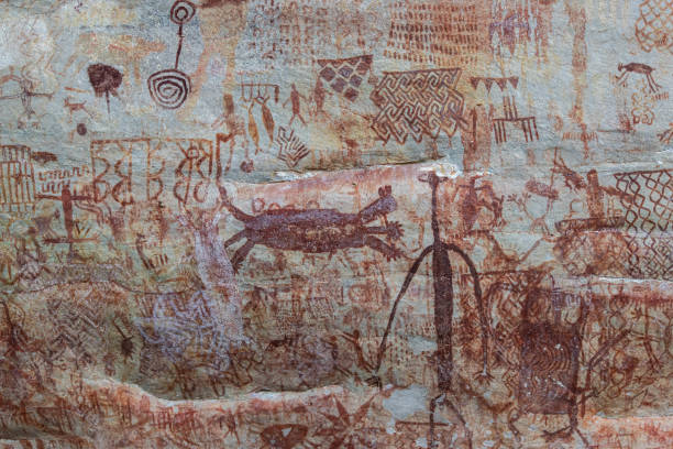 istock Rupestrian Paintings in Colombia 1708055320