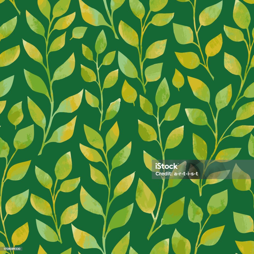 Planting Background Pattern Floral Pattern Background With Plants Wallpaper Stock Illustration ...