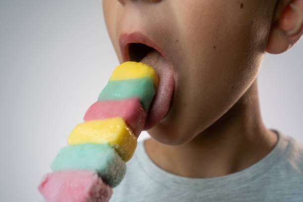 istock Close up of boy holding ice cream 1708152892