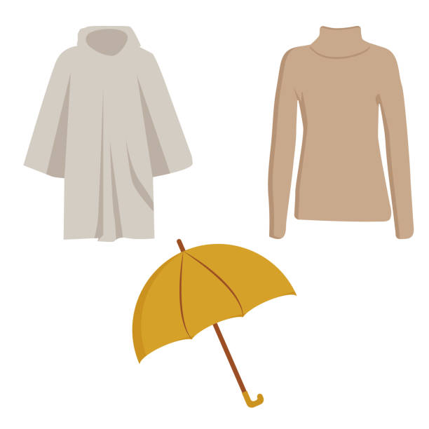 istock cozy and warm autumn clothes umbrella raincoat 1708179825