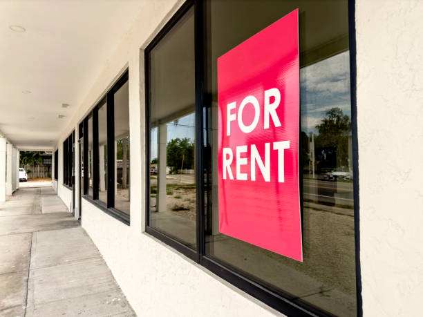 istock For rent sign attached on exterior glass window 1708202605