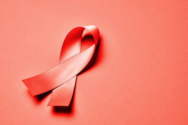 istock Aids red ribbon. World aids day symbol. 1708205111