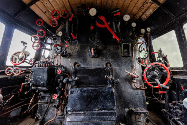 istock cab of a German steam locomotive 1708247467