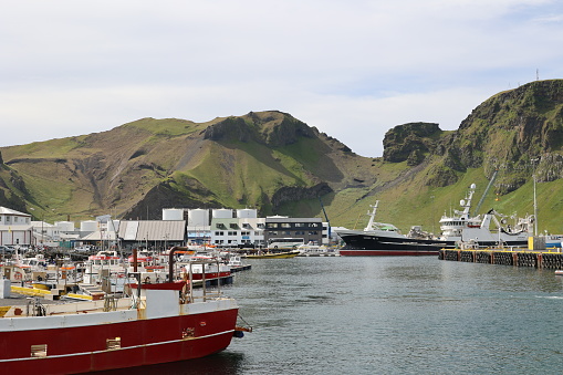 Vestmannaeyjar, Heimaey, Iceland: - Heimaey lives mainly from fishing and is one of the richest towns in Iceland