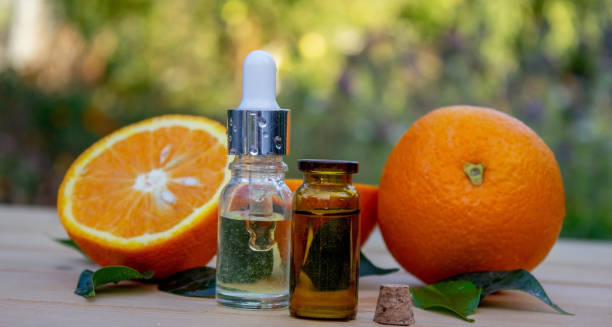 istock Essential extract of orange oil. 1708332698