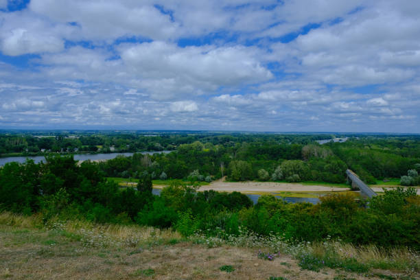 istock French countryside landscape with river. Loire valley 1708364409