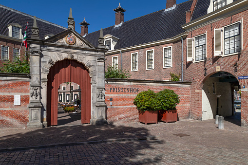 City gate in Zierikzee in the Dutch province of Zeeland.