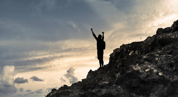 istock Active healthy young man celebrating life. 1708407611