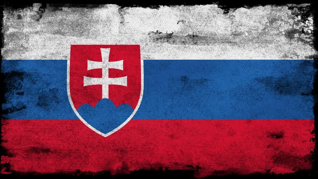 Slovakia, Paint brush flag animation on a black background, The concept of drawing, brushstroke, grunge, paint strokes, dirty, national, independence, patriotism, election, pencil drawing, oil painting, pastel colored, cartoon,