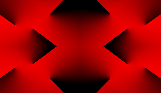 Abstract red background with gradient and smooth transitions, smooth lines