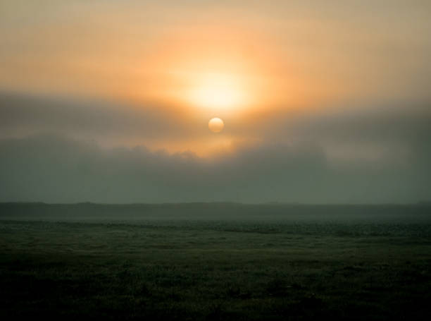 istock Sunrise on a autumn day 1708421751