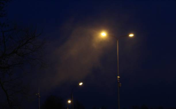 istock Foggy night in city 1708521883