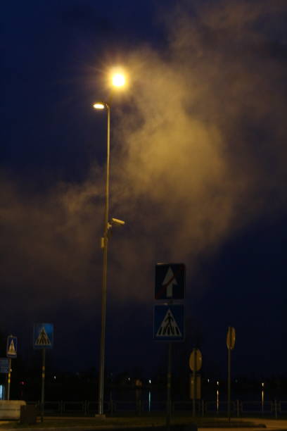istock Foggy night in city 1708521889