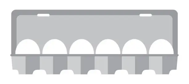 Vector illustration of Egg Carton