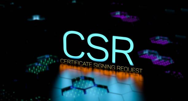 istock CSR Certificate Signing Request definition, word, acronym. CSR neon banner. 3D render 1708618260