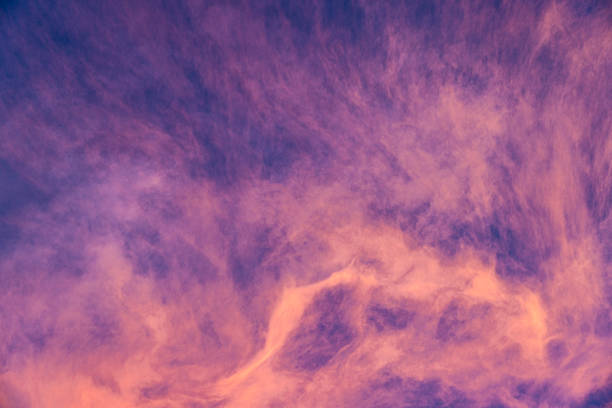 istock Abstract Pink and Purple Sunrise Clouds in Sky 1708625882