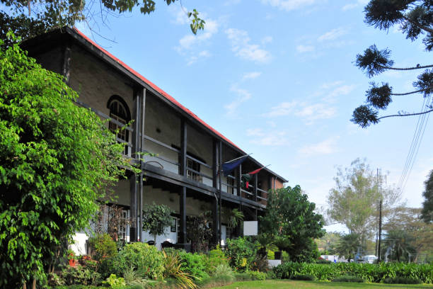 Blantyre, Malawi: Mandala Manager's House -the building was formerly a residence built in 1882 by the African Lakes Corporation for their managers, designed in colonial style and wrapped by an encasing veranda - Malawi's first two-storey building and its oldest surviving house, now used as a library.