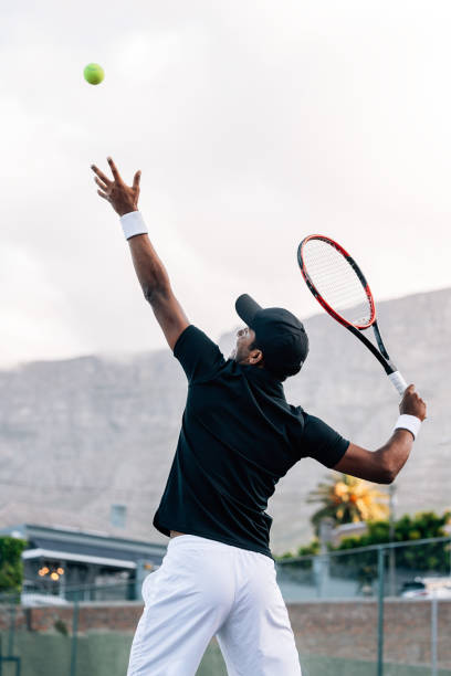 istock Side view of professional tennis player practicing outdoors 1708657899