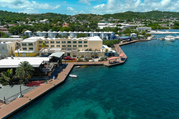 Christiansted St. Croix stock photo