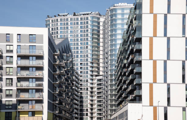 istock Modern complex of apartment buildings 1708699930