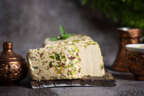 istock Sliced tahini halva with pistachio 1708704792