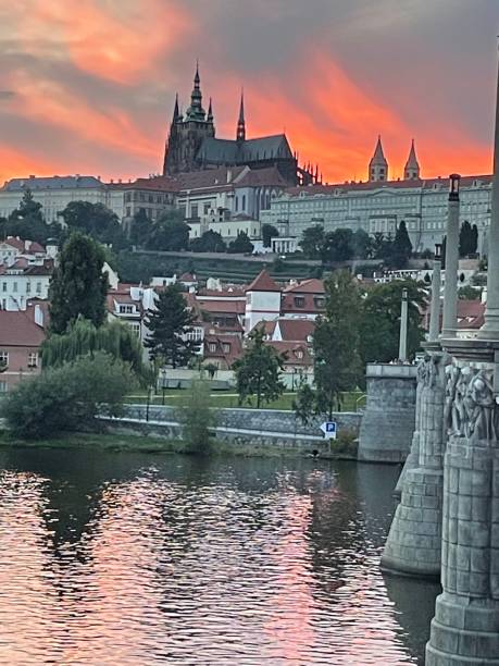 istock Sunset over Prague Czech Republic 1708725623