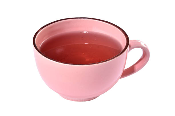 istock pink cup porcelain cup water container tea coffee liquid container isolated on white background 1708836990