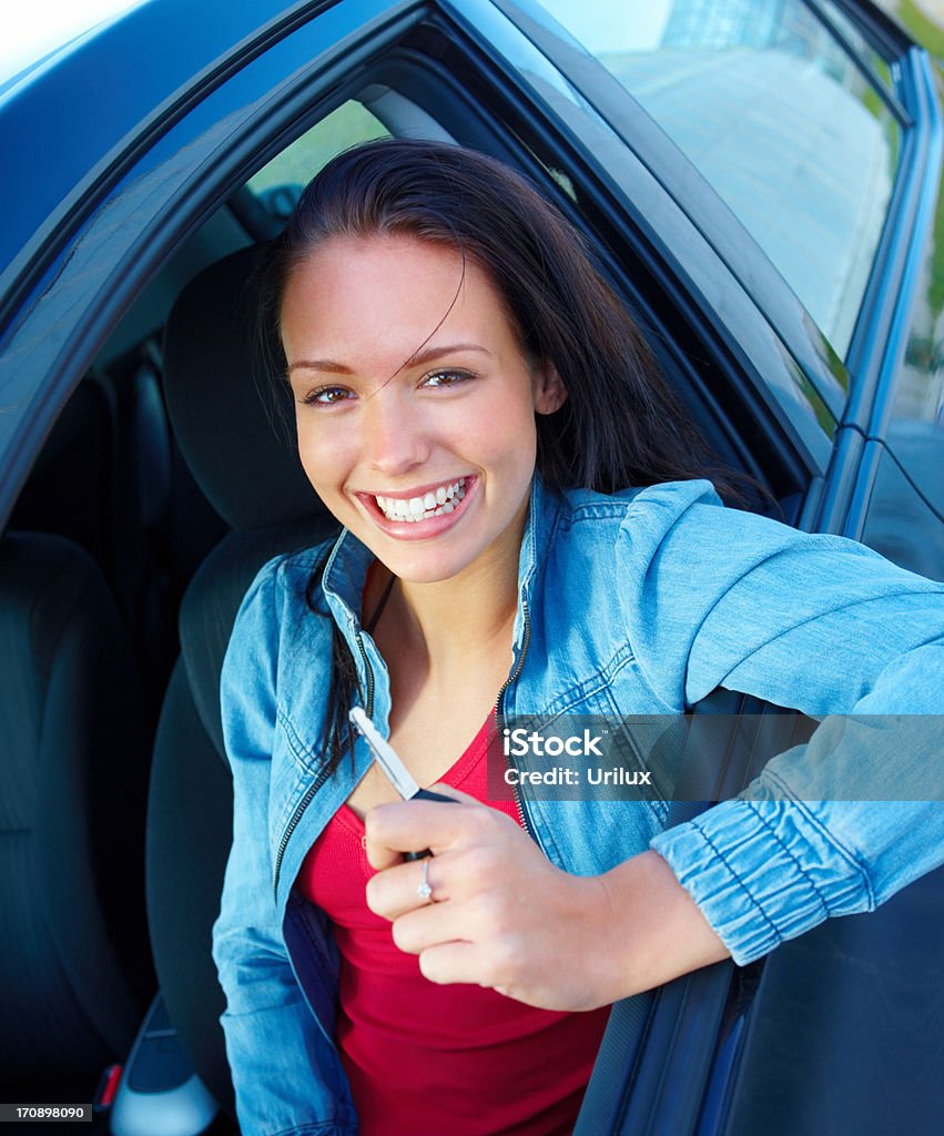 Ich kann es gar nicht erwarten, Sie draußen auf der Straße! - Lizenzfrei Auto Stock-Foto