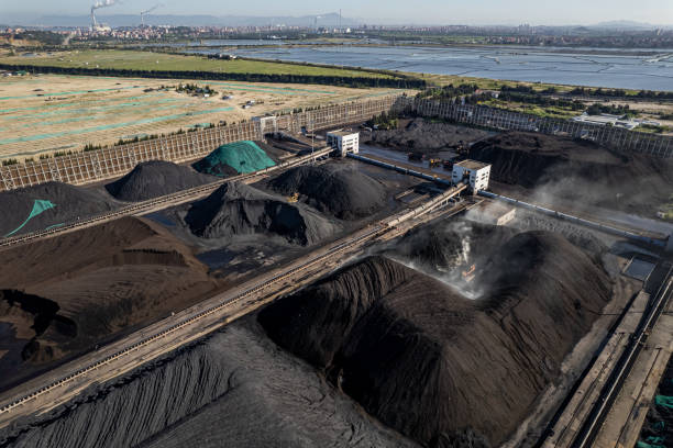 istock The mechanical equipment at the coal freight terminal is transporting coal 1708996775