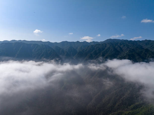 istock Clouds and fog on the mountains 1709034235
