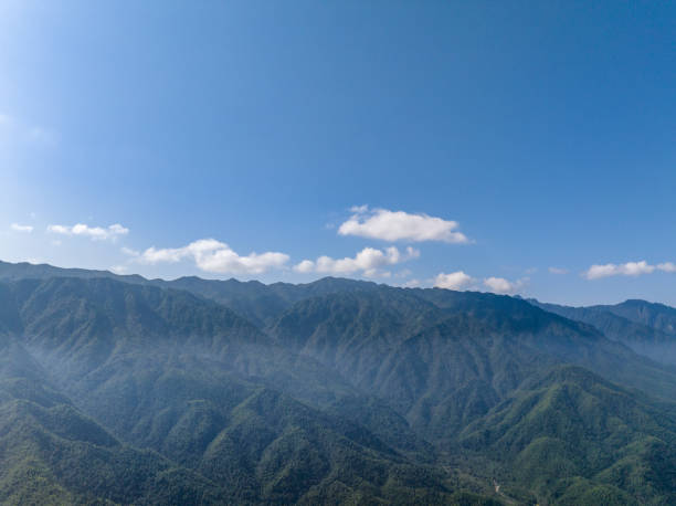 istock Clouds and fog on the mountains 1709070024