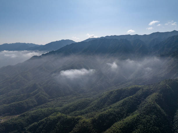 istock Clouds and fog on the mountains 1709079578