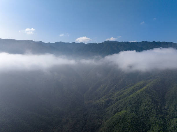 istock Clouds and fog on the mountains 1709082296