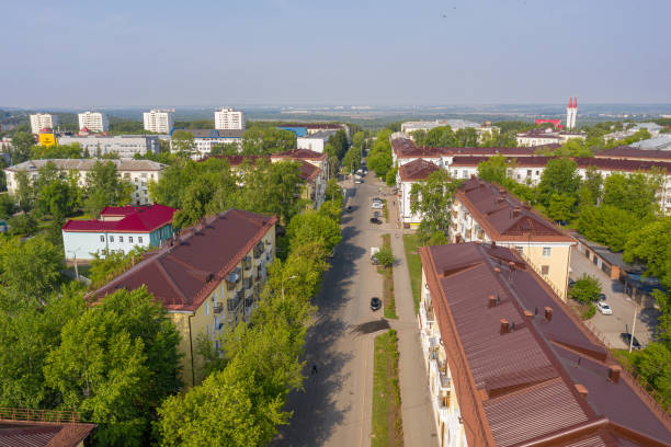 istock Ufa city: Chernikovka, USNTU academic quarter on the Cosmonauts street. 1709154954