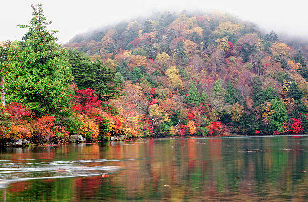 istock Autumn at Lake Yunoko in Nikko 170929845