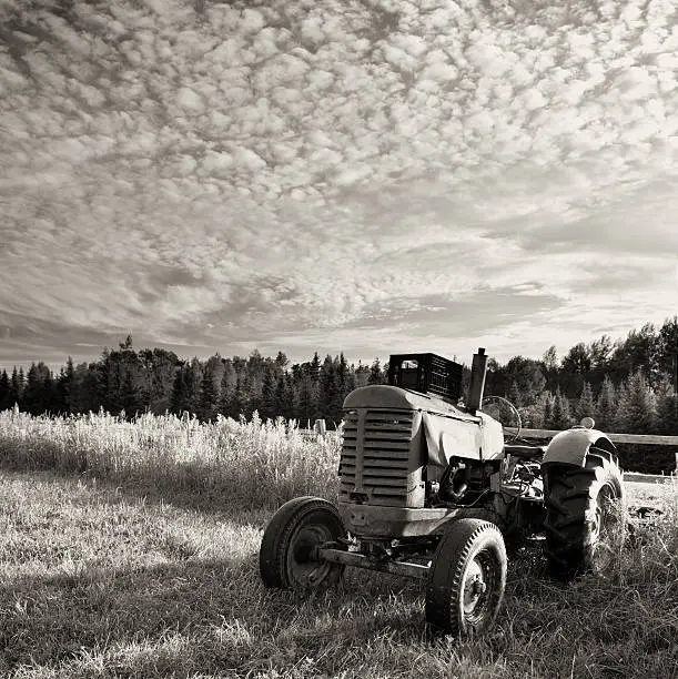 Photo of Tractor in Field