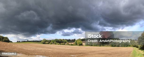 A Storm Is Coming Surrey England Stock Photo - Download Image Now - Agricultural Field, Agriculture, Agritourism