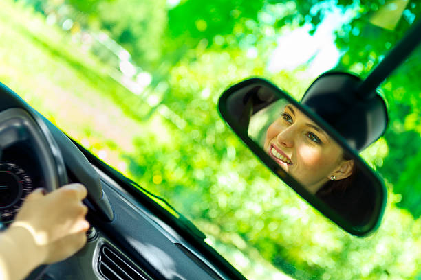istock Young woman driving a car 170935187