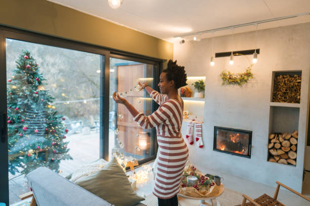 istock Decorating for Christmas holidays 1709381927
