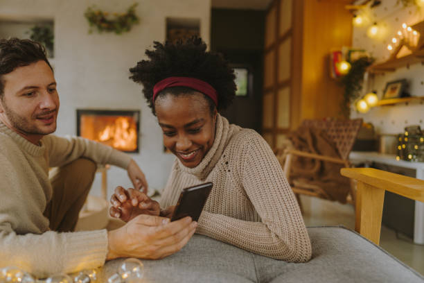 istock Video call on Christmas Eve 1709381932