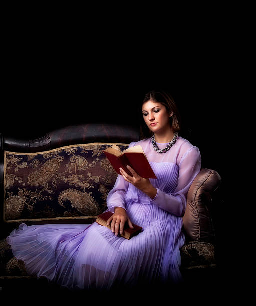 istock Elegant Vintage Woman Reading 170939444
