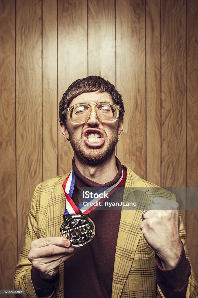 Intelectual Vintage profesor - Foto de stock de Ganar libre de derechos