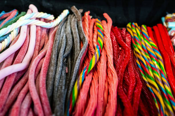 istock Colorful candies with elongated shapes 1709433817