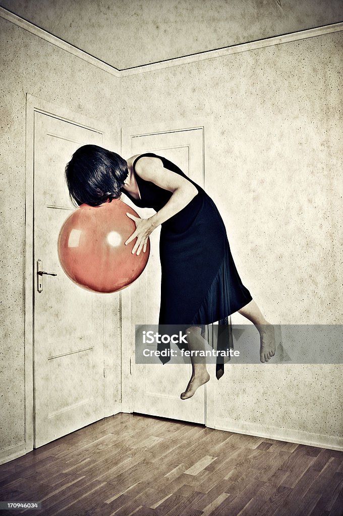 Levitación - Foto de stock de Globo - Decoración libre de derechos