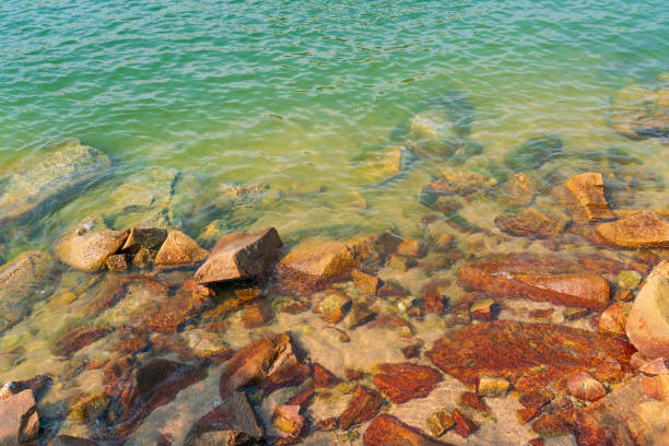 rocks and sea