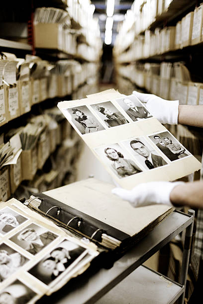 istock Archived photograph album. 170947826